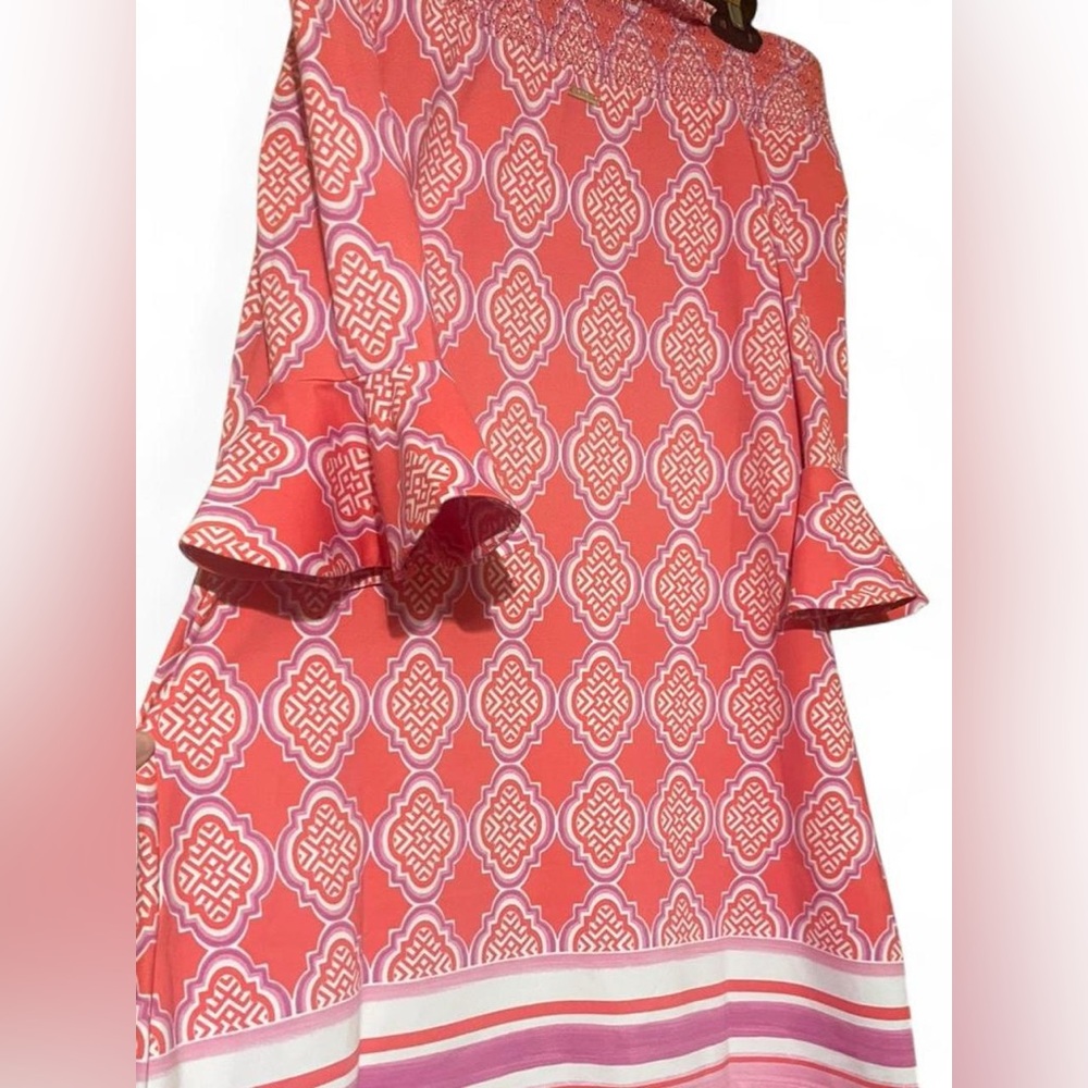 Cabana Life Pink and White Midi Dress - Picture 3 of 5